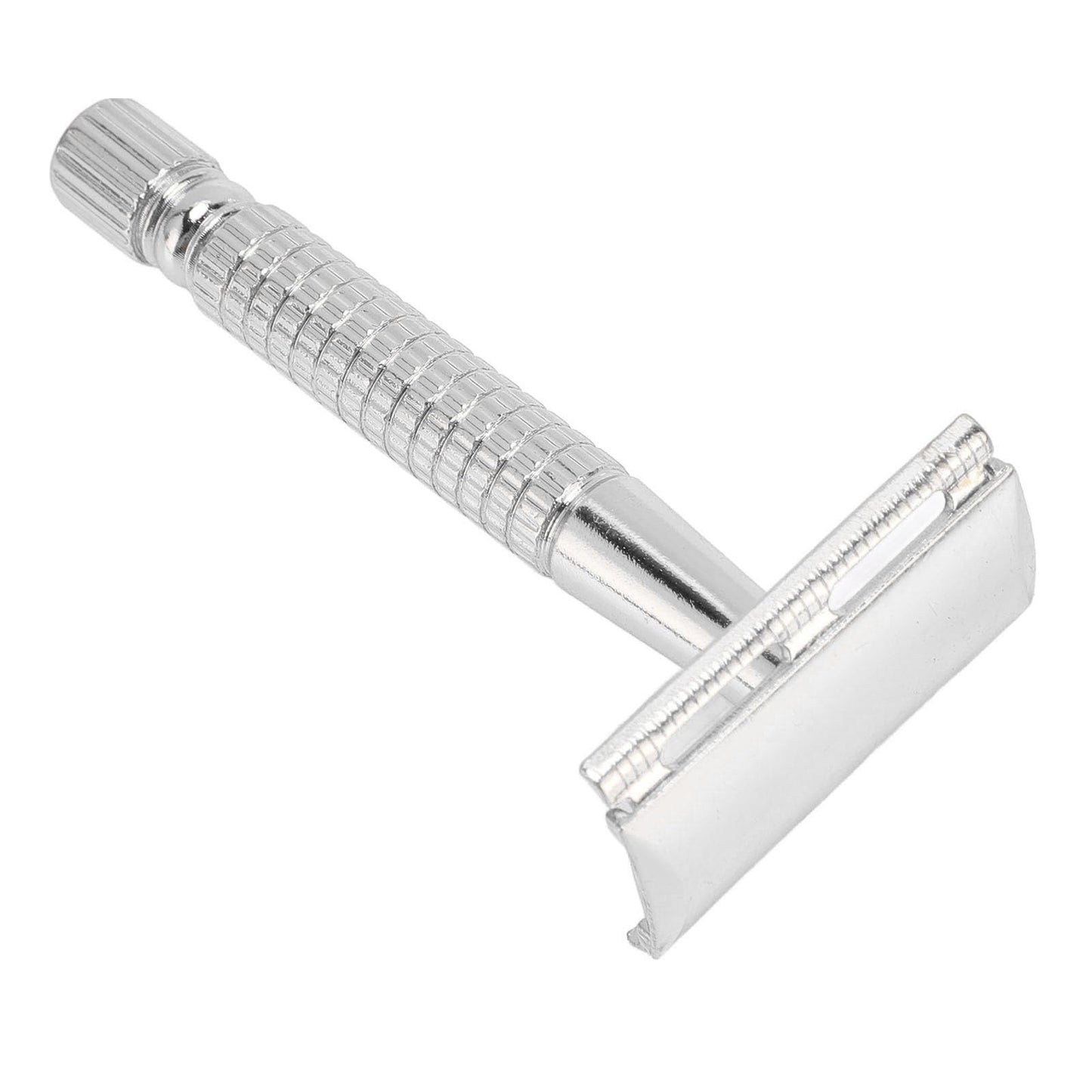 Yinhing Long Handle Double Sided Shaving Tool Premium Metal Vintage Safety with Refill Blades Stand Cleaning Brush for Men Home Travel Grooming Beauty and Personal Care Yinhing
