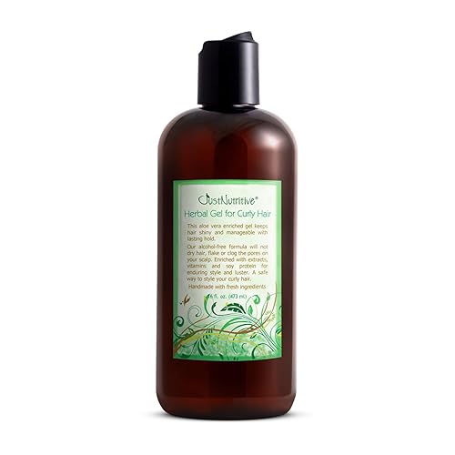 Just Nutritive Herbal Gel for Curly Hair | Frizzy Hair Styling and Conditioning Gel | 16 Oz Beauty & Personal Care Just Nutritive
