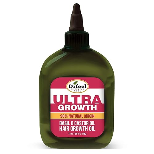 Difeel Ultra Hair Growth Oil Infused with Basil and Castor Oil 2.5 ounce Beauty & Personal Care Difeel