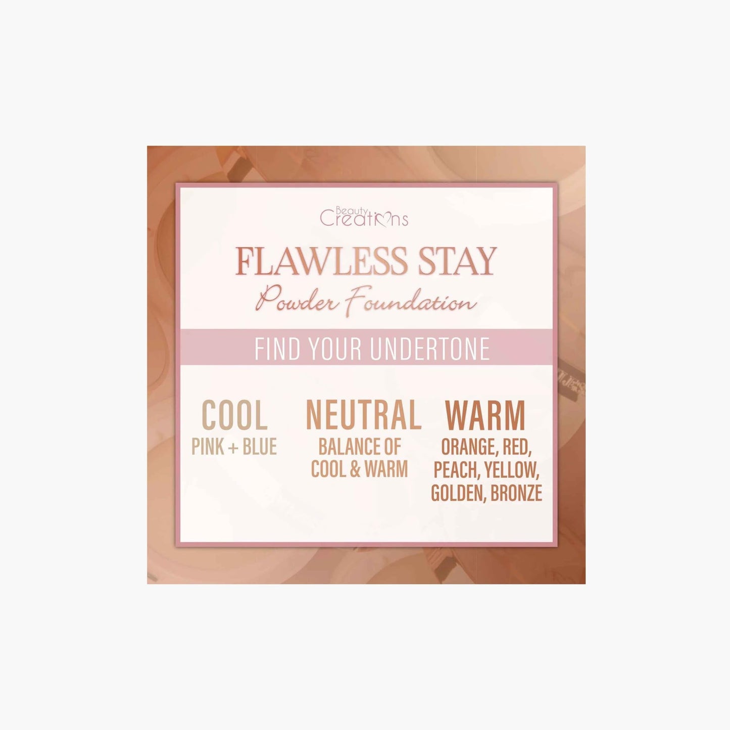 flawless stay powder foundation fsp 5.0 Beauty & Personal Care Beauty Creations
