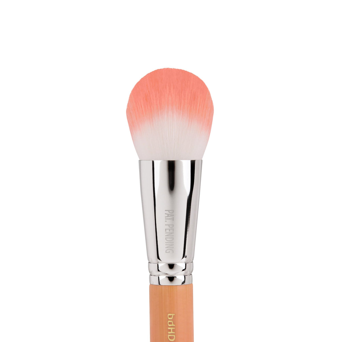 Bdellium Tools Professional Makeup Brush - Pink Bambu Series 968 BDHD Phase II Small Foundation/Contour - With Soft Synthetic Fibers, For Versatile