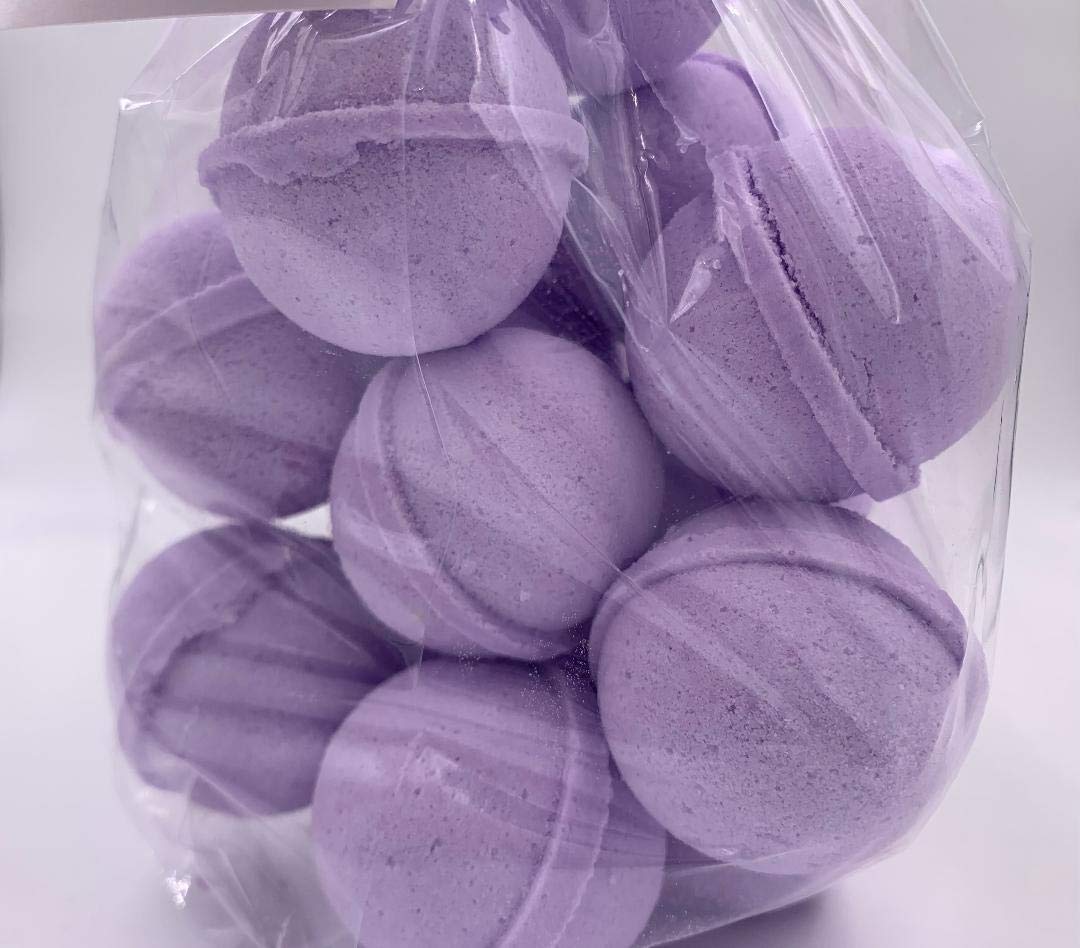 SpaPure FRENCH LILAC Bath Bombs - 14 Bath Fizzies with Shea Butter, Ultra Moisturizing (12 Oz) ...Great for Dry Skin (French Lilac FBA) Beauty & Personal Care Spa Pure