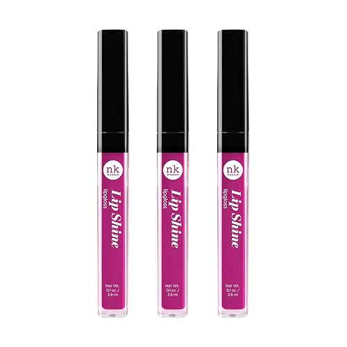 NICKA K NEW YORK Lipshine, Cosmetics, vibrant colors, bright colors, shining lips, lip shine, long lasting (AMZ265) Beauty & Personal Care NICKA K NEW YORK