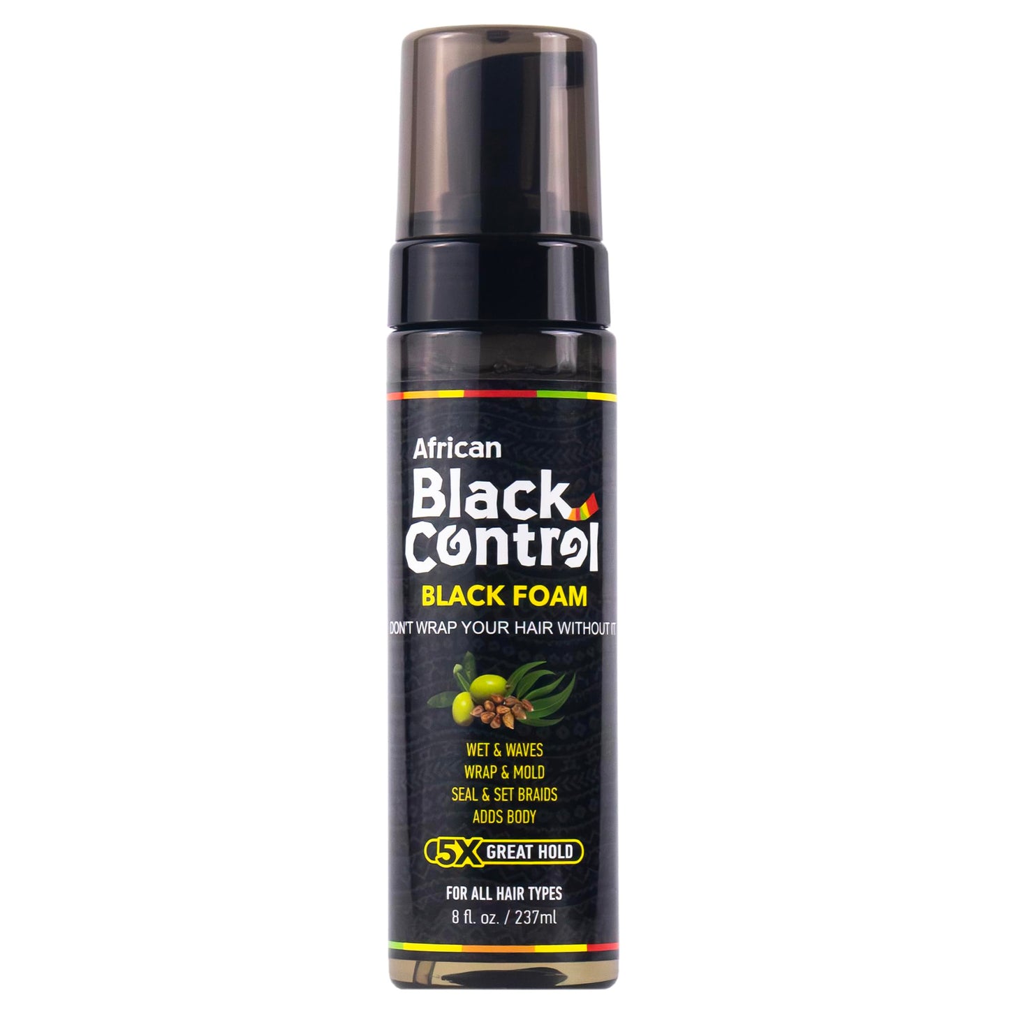 African Black Control Black Foam - 8 fl oz (Pack of 2) Beauty & Personal Care African Black Control