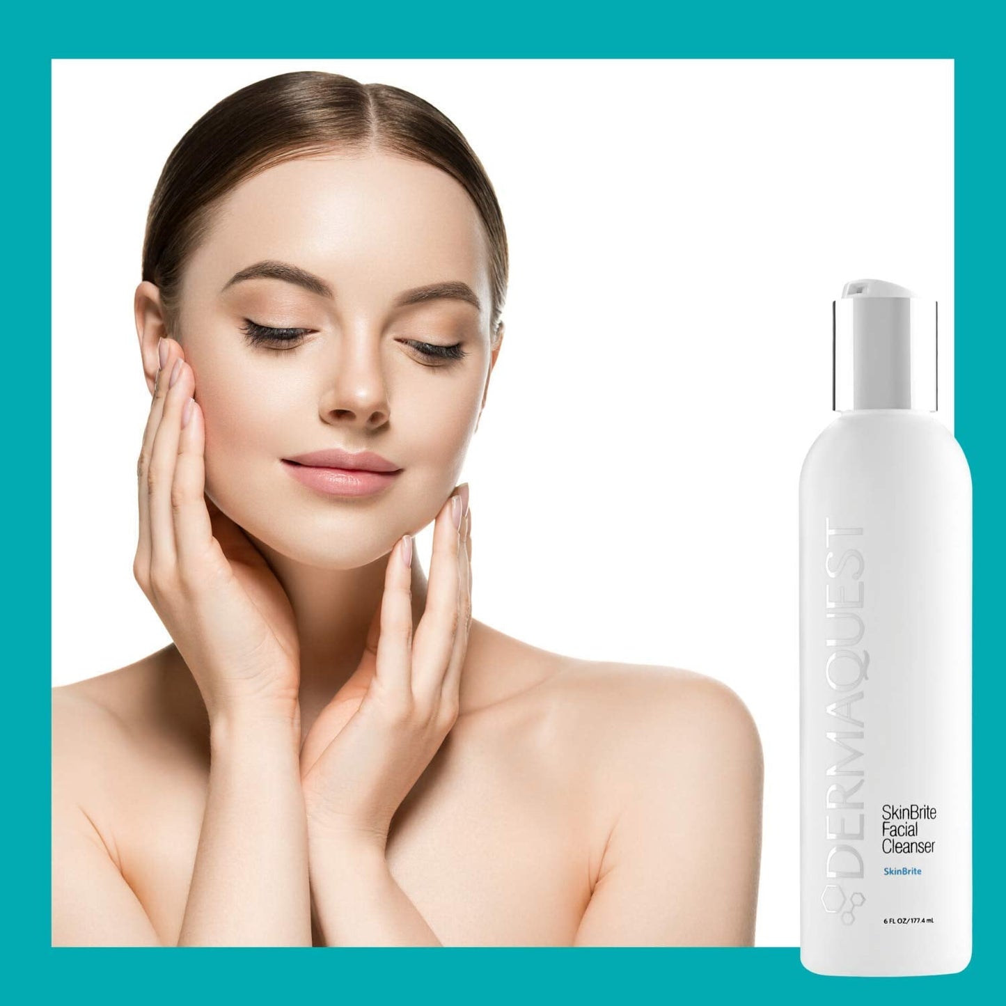 DermaQuest SkinBrite Facial Cleanser - Hydrating & Brightening Skin Cleanser - Balance Uneven Skin Tone and Hyperpigmentation (6 oz.) Beauty & Personal Care DermaQuest