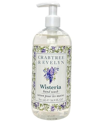 Crabtree & Evelyn WISTERIA Hand Wash 16.9 fl oz Beauty & Personal Care Crabtree & Evelyn