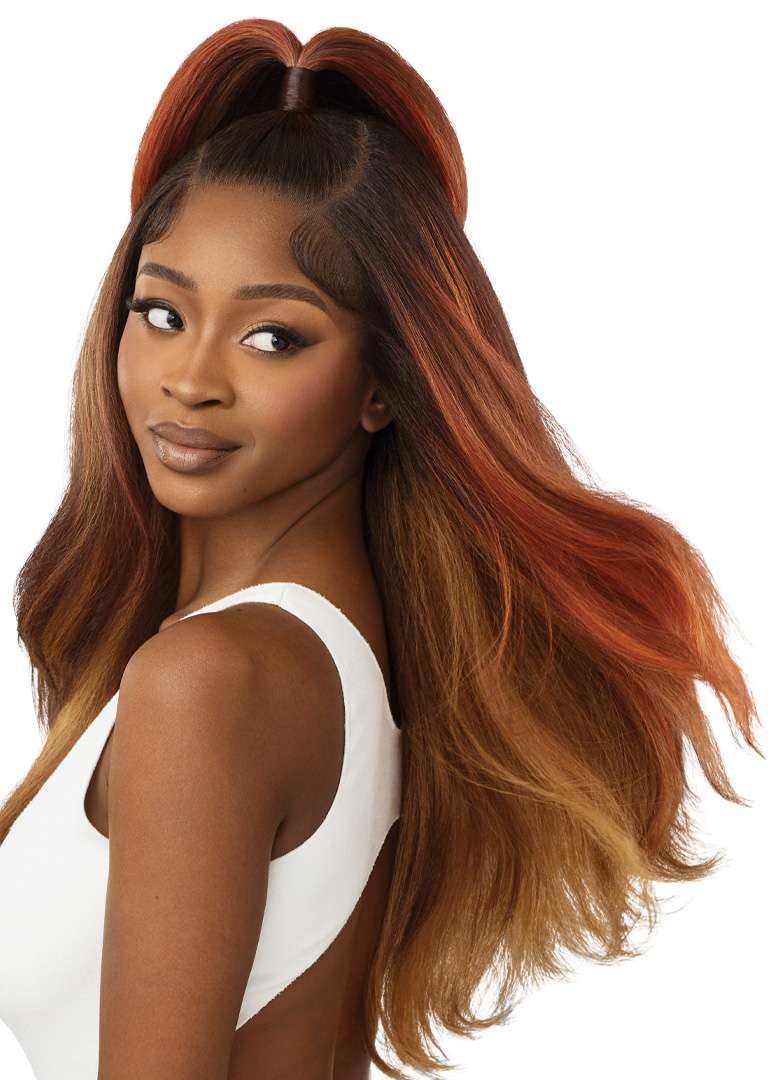 Outre Lace Front Wig - Perfect Hair line 13X6 - Mailah (OFF BLACK 1B)