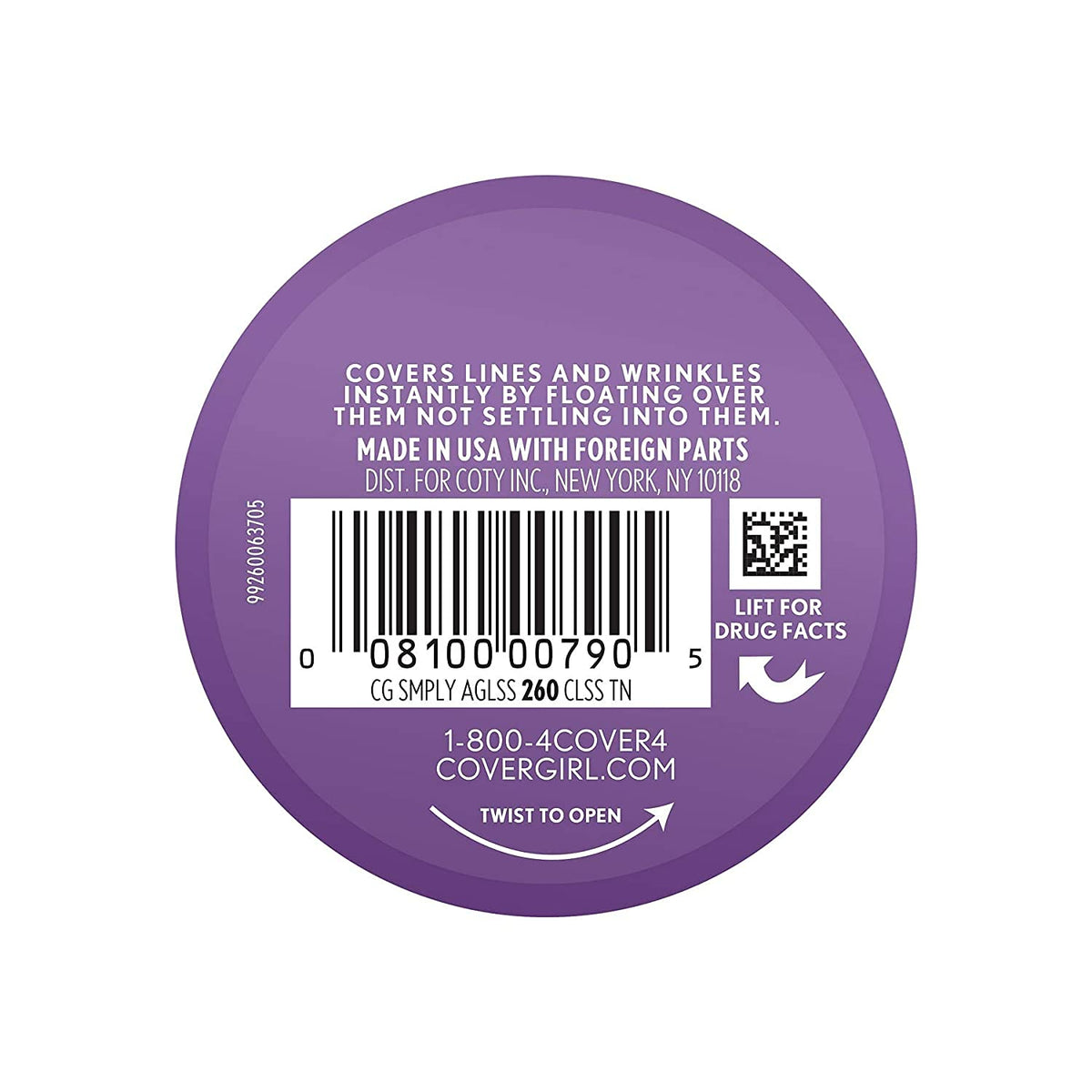 CoverGirl and Olay Classic Tan 260 Simply Ageless Foundation -- 2 per case.