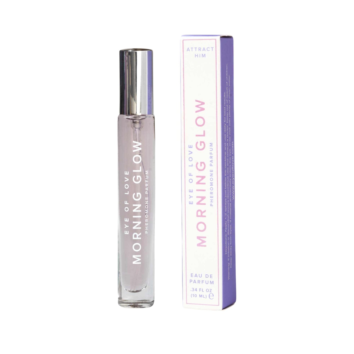 Eye of Love Morning Glow Pheromone Perfume for Women - Fresh Floral Cologne with Jasmine Apple Musk Scent - Long Lasting Fragrances for Daily Beauty & Personal Care EOL EYE OF LOVE