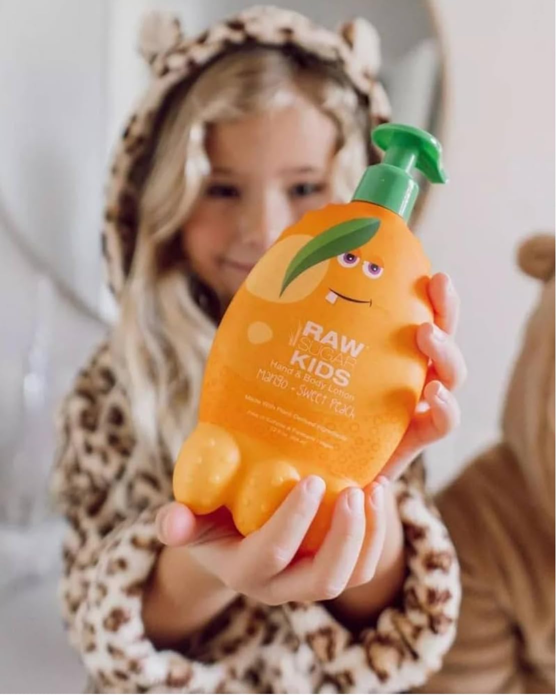 Raw Sugar Kids Hand & Body Lotion, Mango Scent Pack, 12 fl oz Beauty & Personal Care Raw Sugar Kids