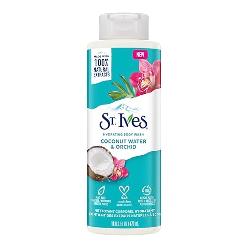 St Ives Body Wash 16 Ounce Coconut Water & Orchid (473ml) Beauty & Personal Care St. Ives
