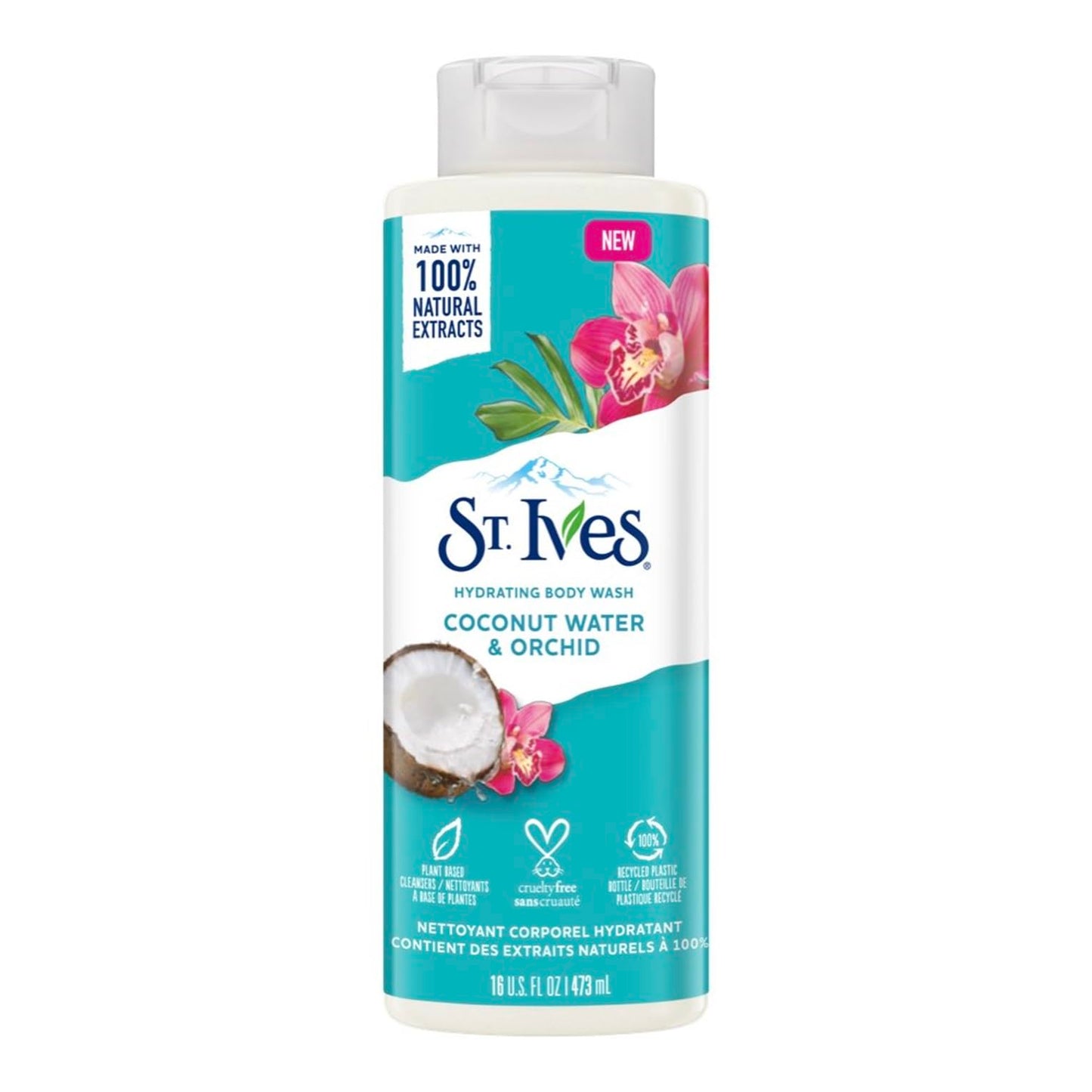 St Ives Body Wash 16 Ounce Coconut Water & Orchid (473ml) Beauty & Personal Care St. Ives
