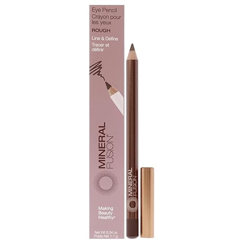 Eye Liner Pencil - Rough by Mineral Fusion for Women - 0.04 oz Eyeliner Beauty & Personal Care Mineral Fusion