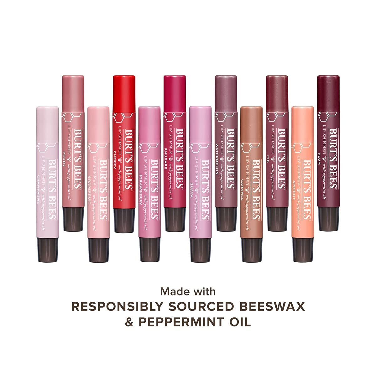 Burt's Bees 100% Natural Moisturizing Lip Shimmer, Peony - 1 Tube Beauty & Personal Care Burt's Bees