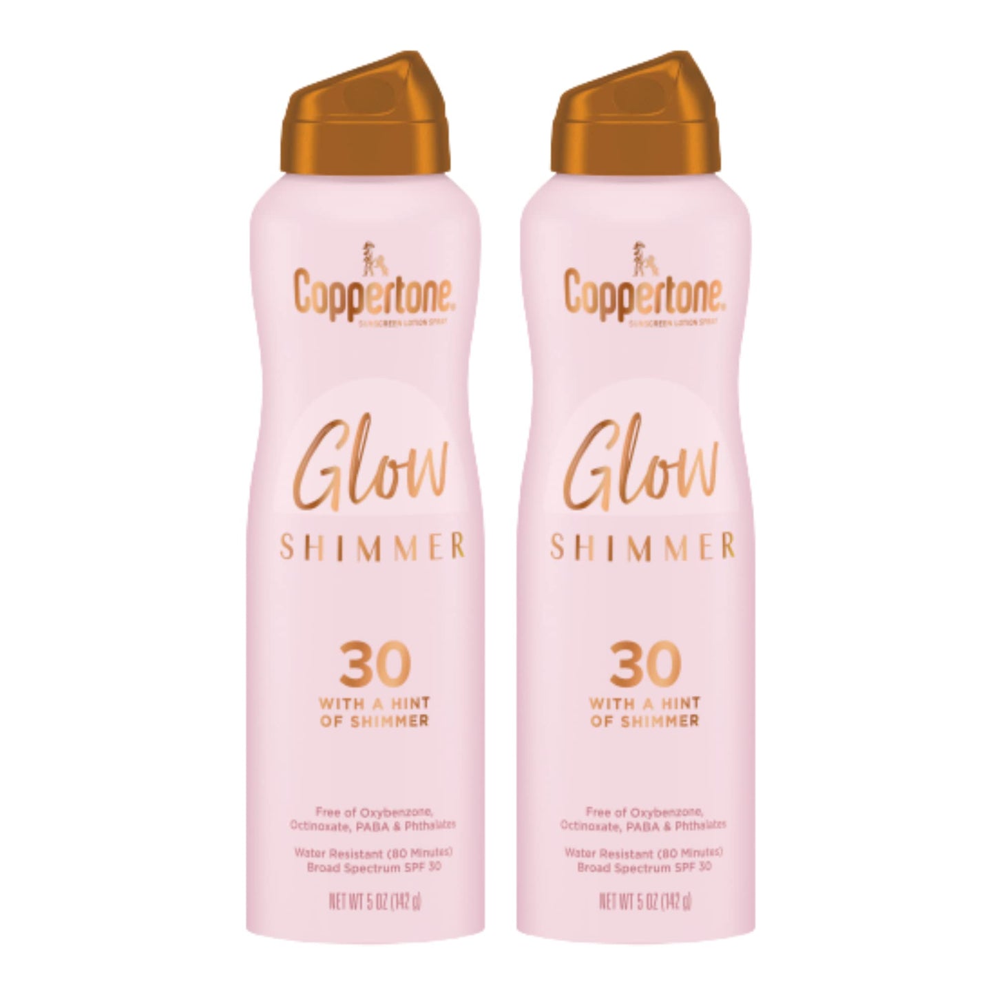 Coppertone Glow Shimmer Sunscreen Spray SPF 30, Water Resistant Broad Spectrum SPF 30 Spray Sunscreen, Free From Parabens, PABA, Phthalates Beauty & Personal Care Coppertone