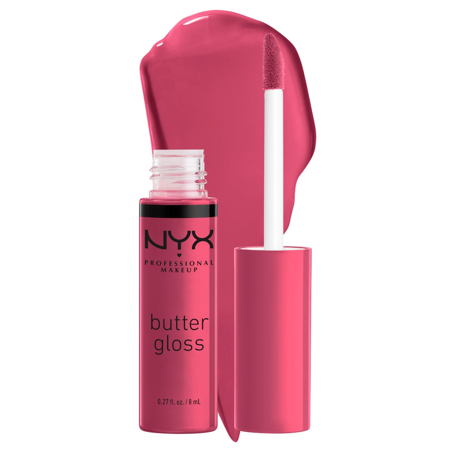 NYX PROFESSIONAL MAKEUP Butter Gloss, Non-Sticky Lip Gloss - Strawberry Cheesecake (Warm Pink) Beauty & Personal Care NYX PROFESSIONAL MAKEUP
