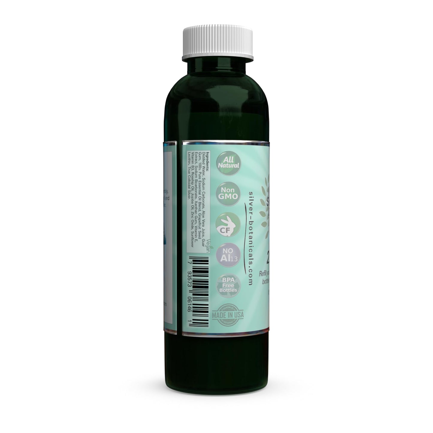 Silver Shield Deodorant 2X Refill - Original Formula - All Natural Colloidal Silver Deodorant - 4 oz. Refill Beauty and Personal Care Silver Botanicals