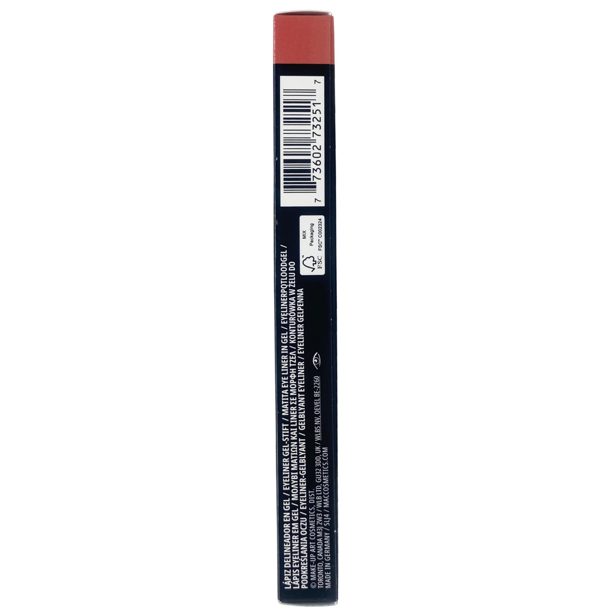 MAC M·A·C Cosmetics Colour Excess Gel Pencil Eye Liner - Strawberry Milk (Light baby pink) .01 oz / .35 g