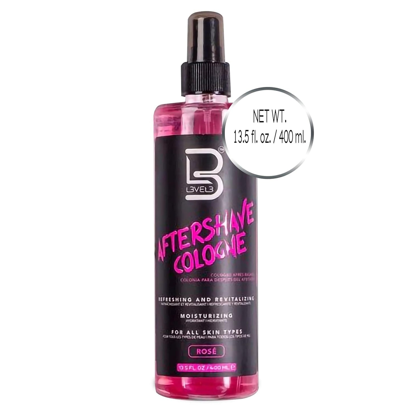 L3 Level 3 After Shave Spray Cologne - Softens Skin - Refreshes and Relieves Face and Skin - Moisturizing Formula Level Three After Shaving Beauty and Personal Care L3