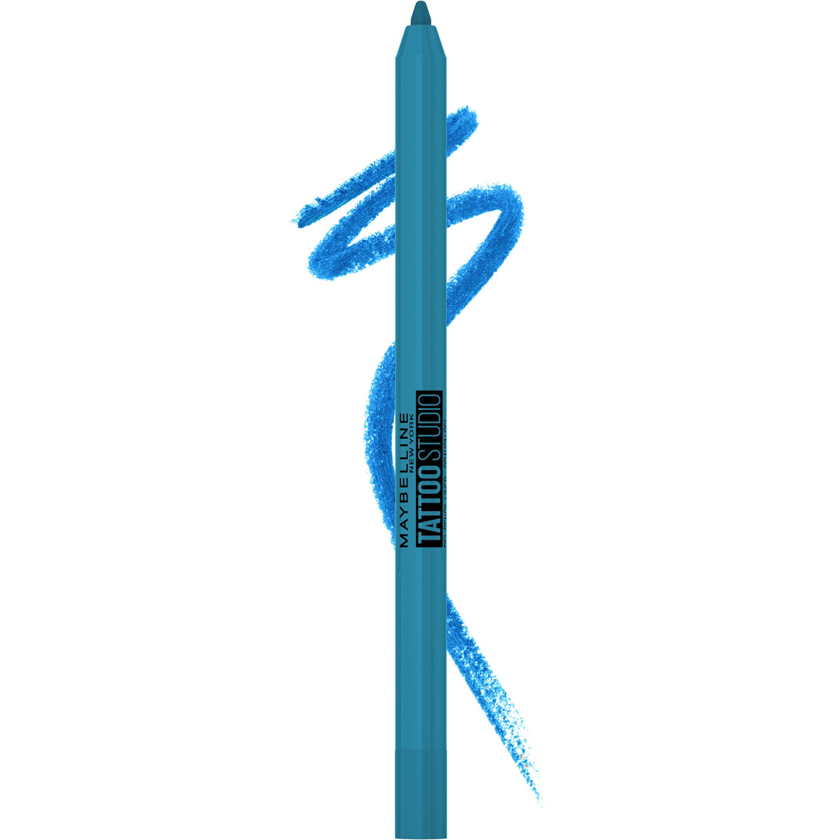 MAYBELLINE New York Tattoo Studio Long-Lasting Sharpenable Eyeliner Pencil, Glide on Smooth Gel Pigments with 36 Hour Wear, Waterproof Arctic Skies
