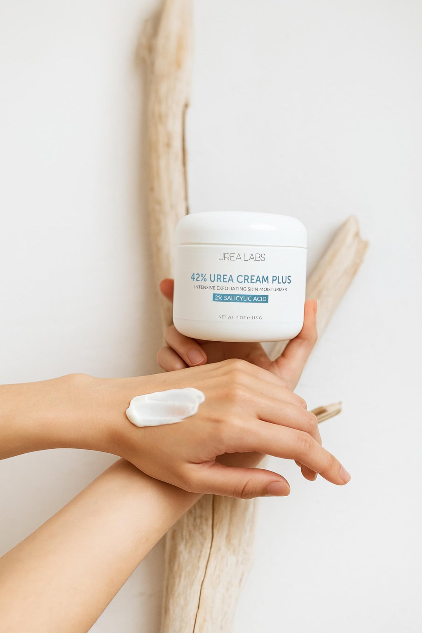 UREA LABS 42% Urea Cream + 2% Salicylic Acid 4oz – Maximum Strength Foot & Skin Repair, Deep Exfoliation & Hydration for Cracked Heels Beauty & Personal Care UREA LABS