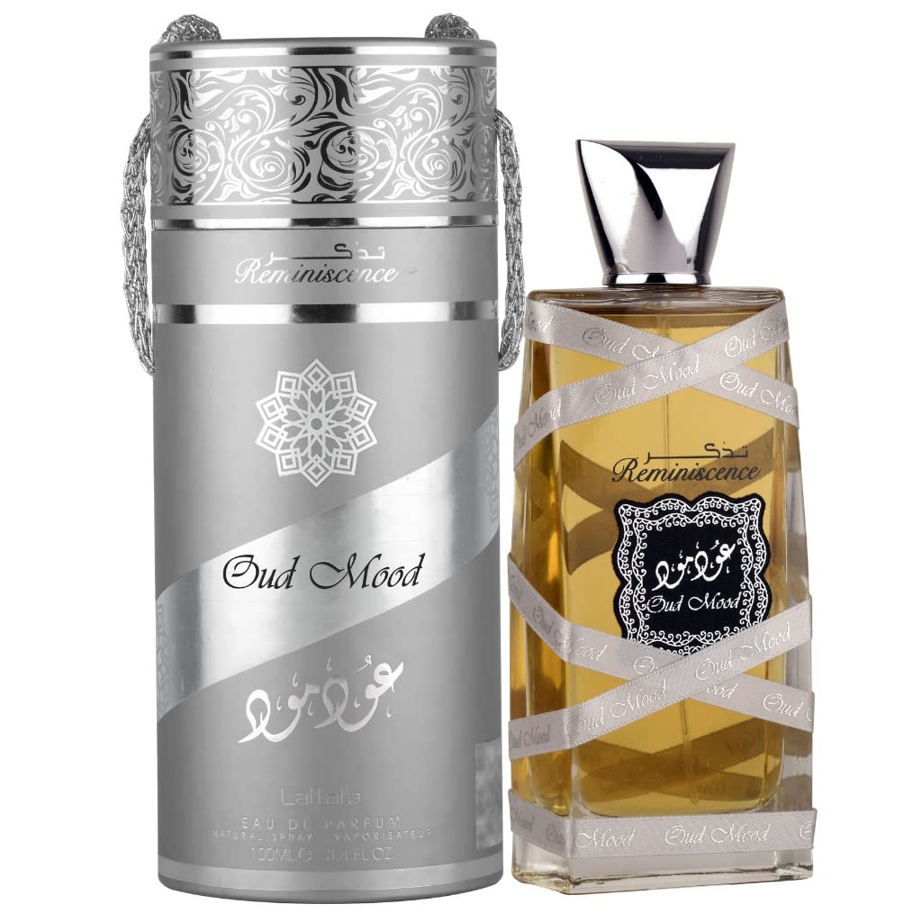 Lattafa Oud Mood Reminiscence for Unisex Eau de Parfum Spray, 3.4 Ounce Beauty & Personal Care Lattafa
