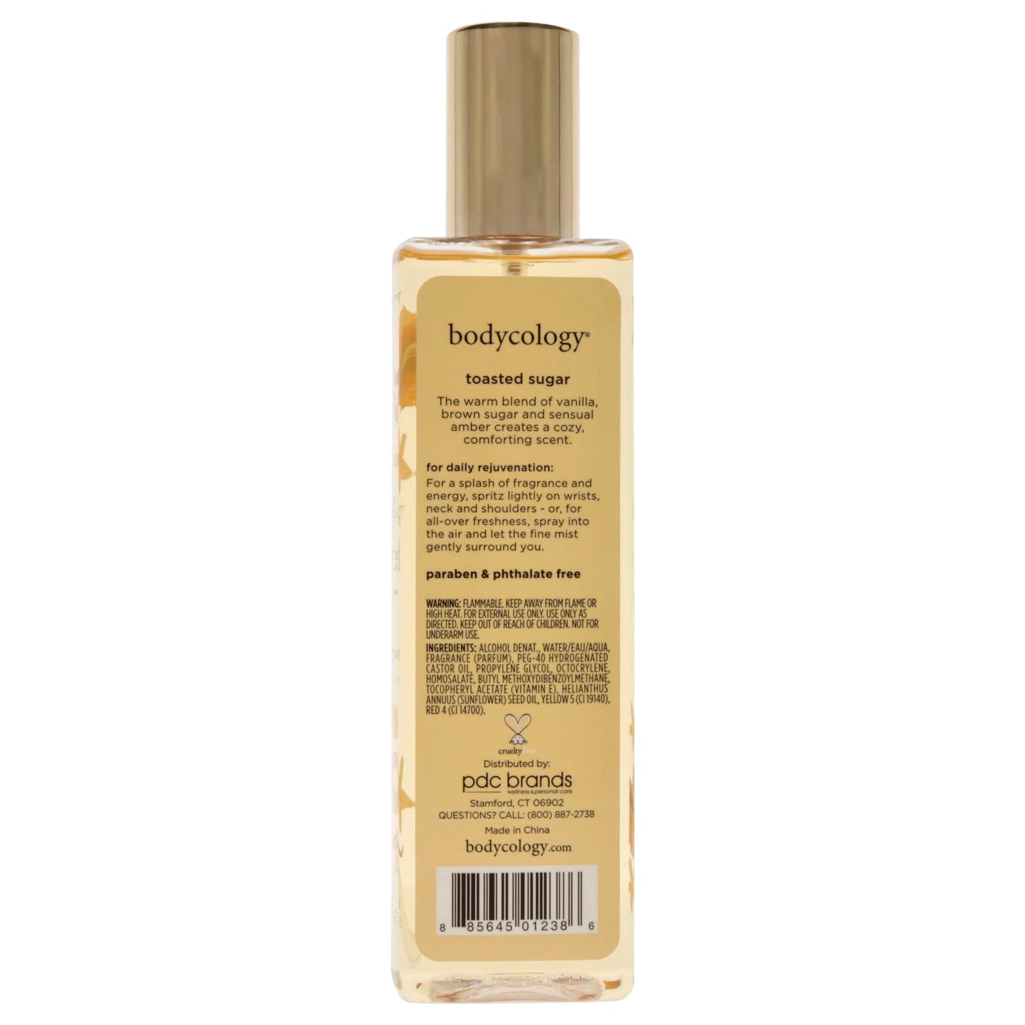 Bodycology Toasted Sugar Fragrance Mist for Women, 8 Fl Oz (455004008) Beauty & Personal Care Bodycology