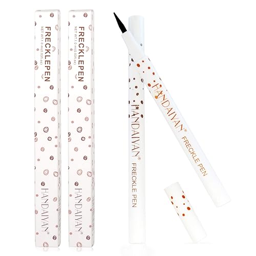 Freckle Pen 4 Colors Available, Natural Lifelike Freckle Makeup Pen, Waterproof Long Lasting Quick Dry - Light Brown, Natural Coffee, Chestnut, Dark Beauty & Personal Care Equusecured