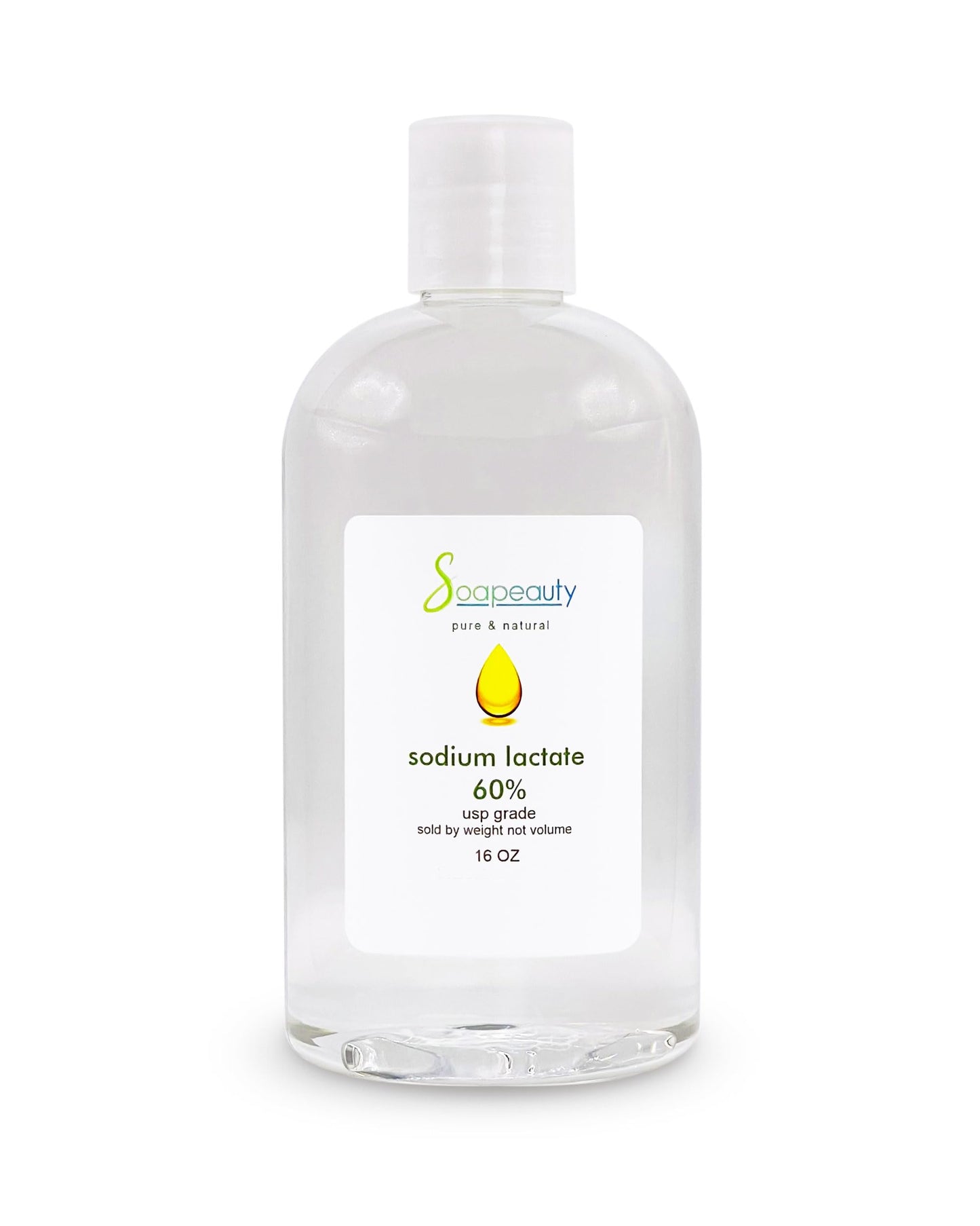 SODIUM LACTATE for Soap Making & Lotions | 60% USP Pure Natural Preservative | Harder Bar of Soap, Bigger Yield, Faster Cure Time, Provides Moisture | Beauty & Personal Care Soapeauty