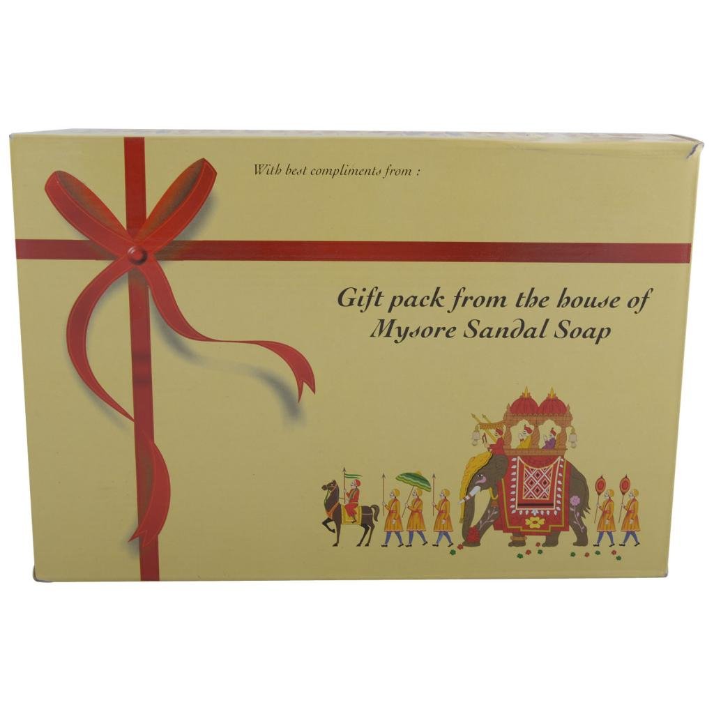 Mysore Sandal Gift Pack of 6 Soaps - Sandal Lavender, Rose, Special Sandal, Glycerine, Jasmine Beauty & Personal Care Mysore Sandal