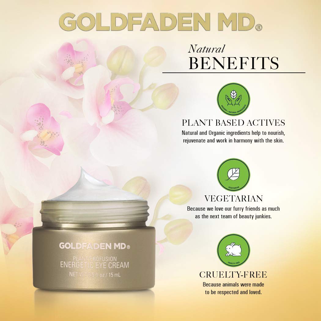 GOLDFADEN MD Plant Profusion Energetic Eye Cream, 0.5 Ounce Beauty & Personal Care GOLDFADEN MD