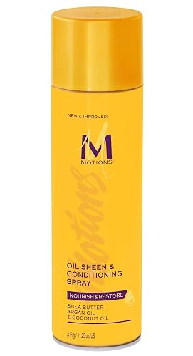 Motions At Home Oil Sheen and Conditioning Spray Aerosol 11.25 oz. (Pack of 2) Beauty & Personal Care Motions
