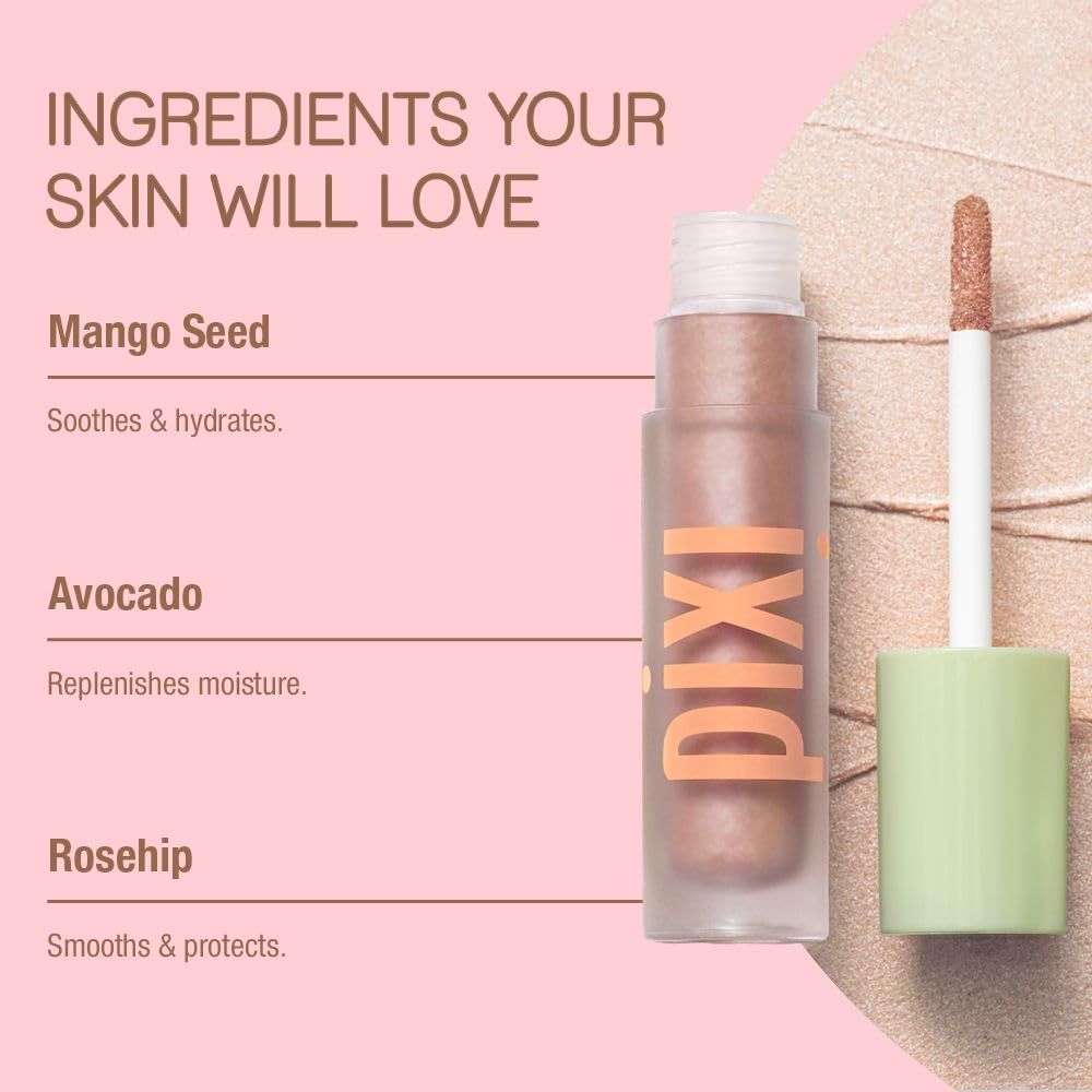 Pixi EyeLift Max Liquid EyeShadow | Long-Wearing, Crease-Free Color | Luminous & Soft-Focus Finish | With Avocado, Rosehip & Mango Seeds Extracts… Beauty & Personal Care Pixi