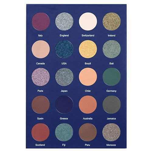 Lurella Cosmetics Adventurous 20 Color Eyeshadow Palette Beauty & Personal Care Lurella