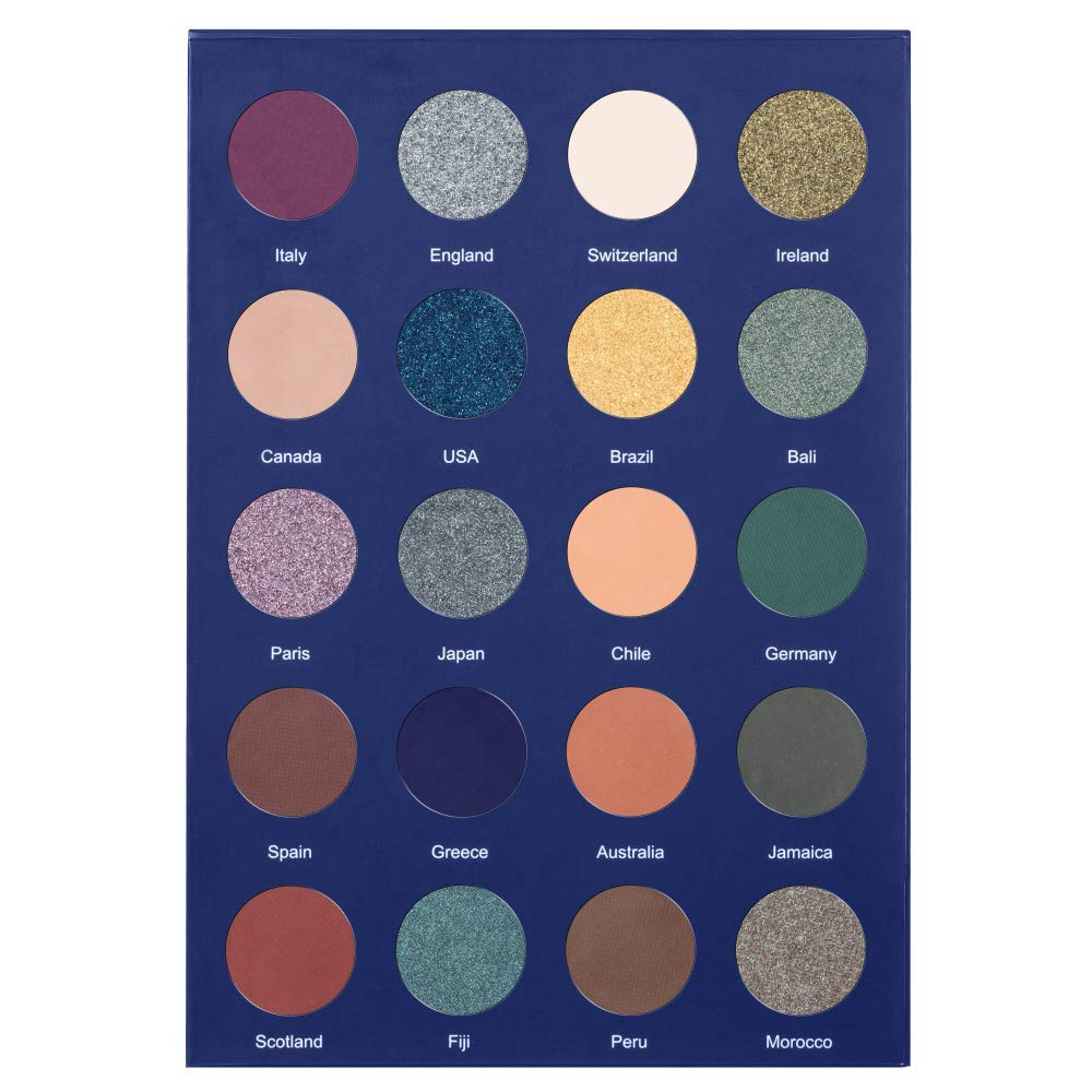 Lurella Cosmetics Adventurous 20 Color Eyeshadow Palette Beauty & Personal Care Lurella