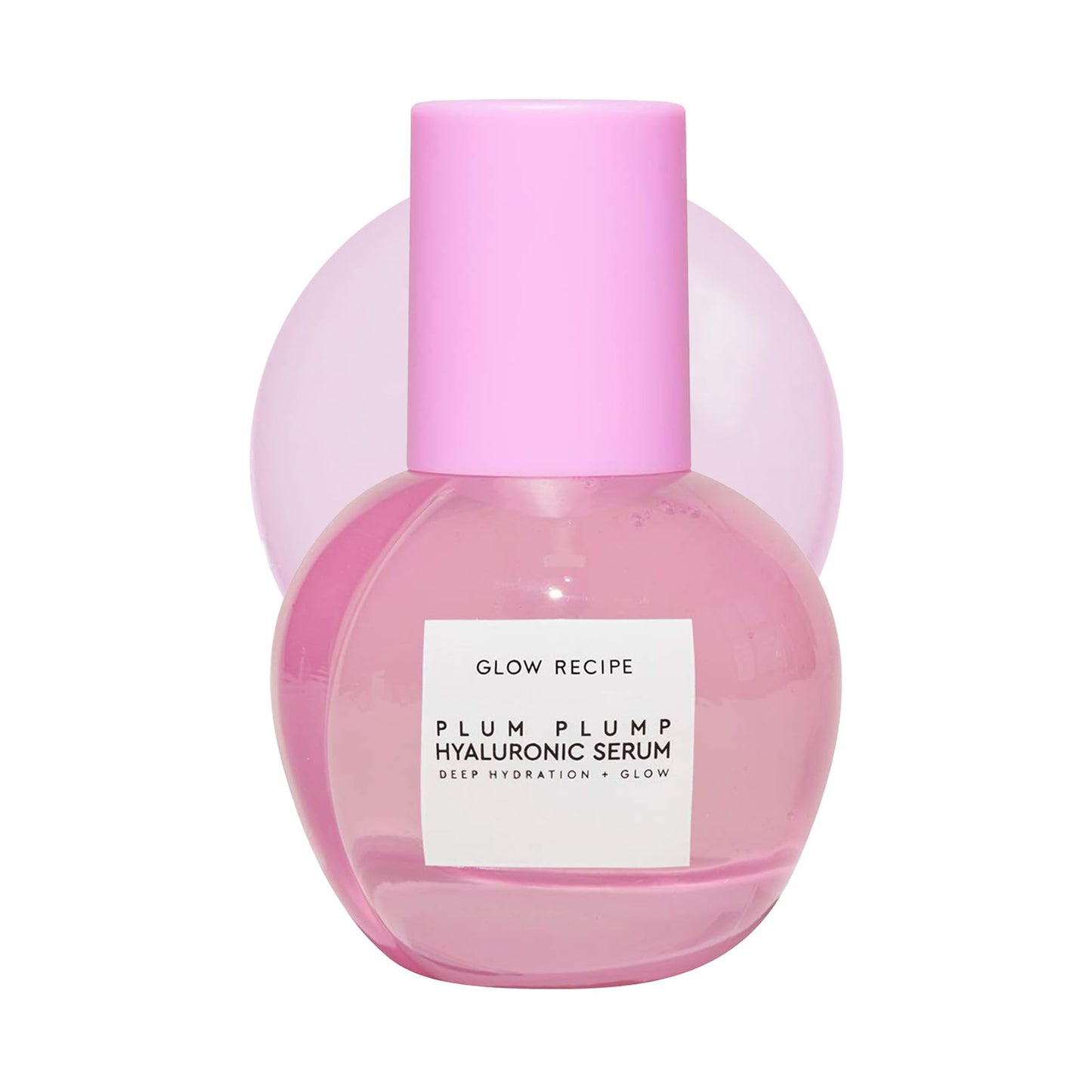 Glow Recipe Plum Plump Hyaluronic Acid Serum, Hydrating + Plumping Face Serum, Korean Serum with Vitamin B5, Barrier Support + Antioxidants, Vegan Beauty & Personal Care Glow Recipe