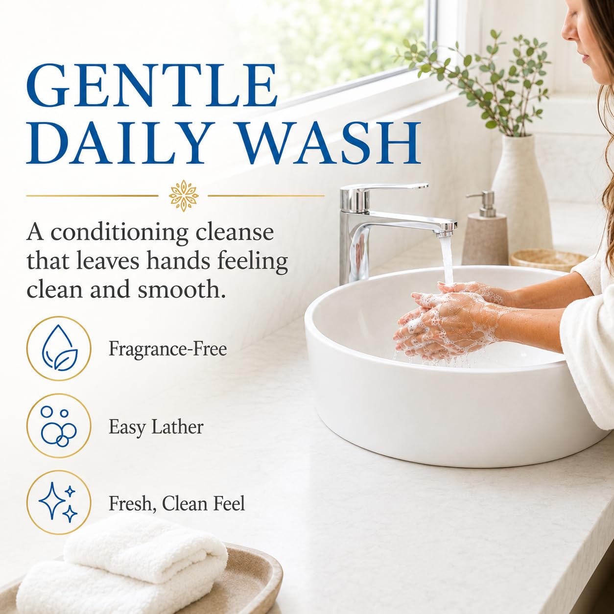 Ginger Lily Farms Botanicals Conditioning Liquid Hand Soap, 100% Vegan & Cruelty-Free, Fragrance Free, 16.9 fl oz Beauty & Personal Care Ginger Lily Farms