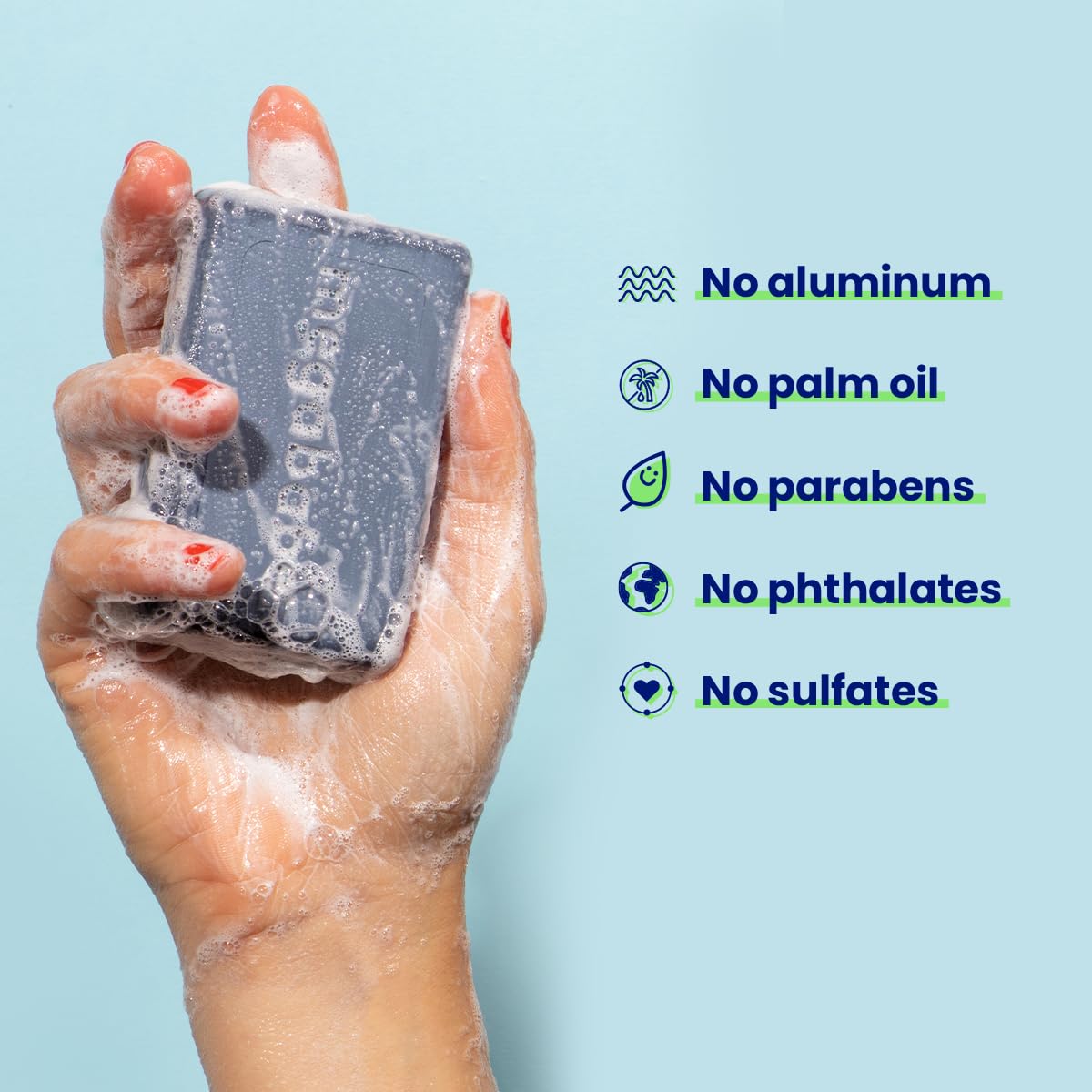 Megababe Underarm Bar Soap - Space Bar | Stocking Stuffer Holiday Gift | With Detoxifying Charcoal for Odor Control | 4.5 oz Beauty & Personal Care Megababe