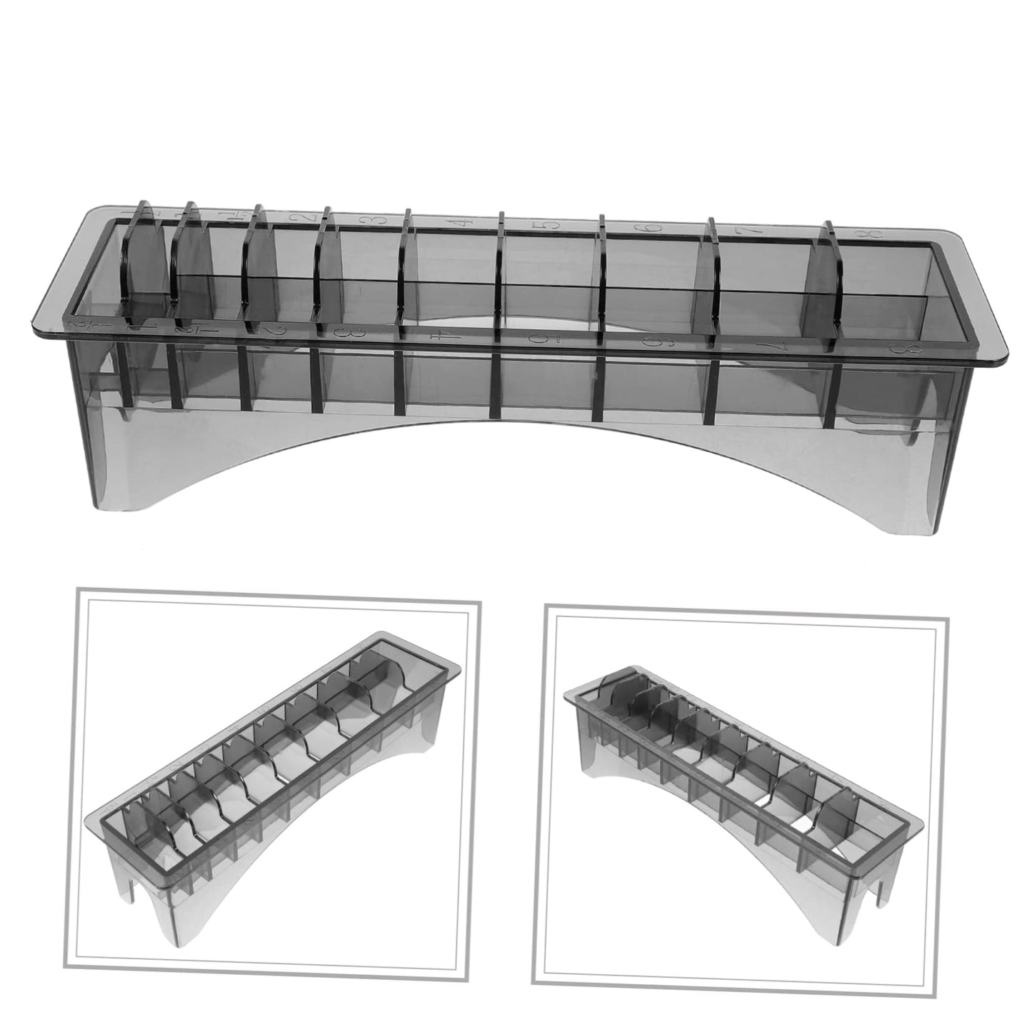 gklwVSlwv Barber Tool Rack?Hair Clipper Comb Holder Storage Box Plastic Guide Organizer for Supplies Adjustable Guard Base Beauty and Personal Care gklwVSlwv