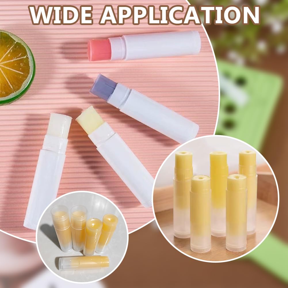 arricraft 150 Pcs Lip Balm Tubes with Filling Tray and Spatula, 8ml Empty Tubes Plastic Clear Lip Gloss Balm Containers for DIY Make Up Beauty and Personal Care arricraft
