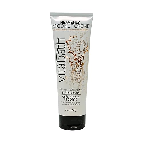 Vitabath Heavenly Coconut Creme Moisturizing Body Cream - Soothing Hydration Vitamin & Nutrient Skin Care - Replenishing All Over Dry Skin Lotion Beauty & Personal Care Vitabath