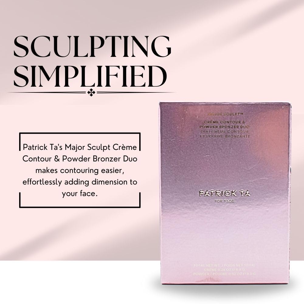 PATRICK TA Major Sculpt Crème Contour & Powder Bronzer Duo She's Statuesque Beauty & Personal Care PATRICK TA
