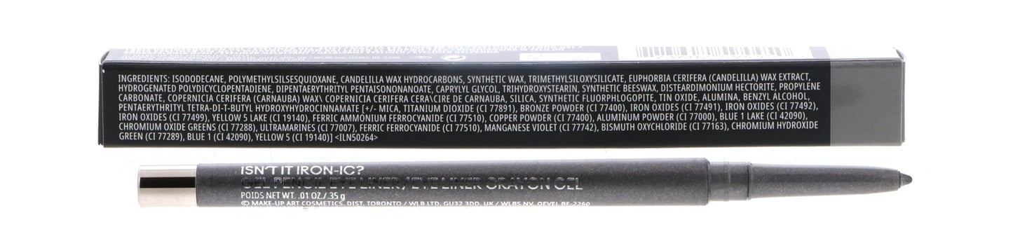MAC Colour Excess Gel Pencil Eye Liner - Isn't It Iron-Ic? (Gunmetal) Beauty & Personal Care MAC