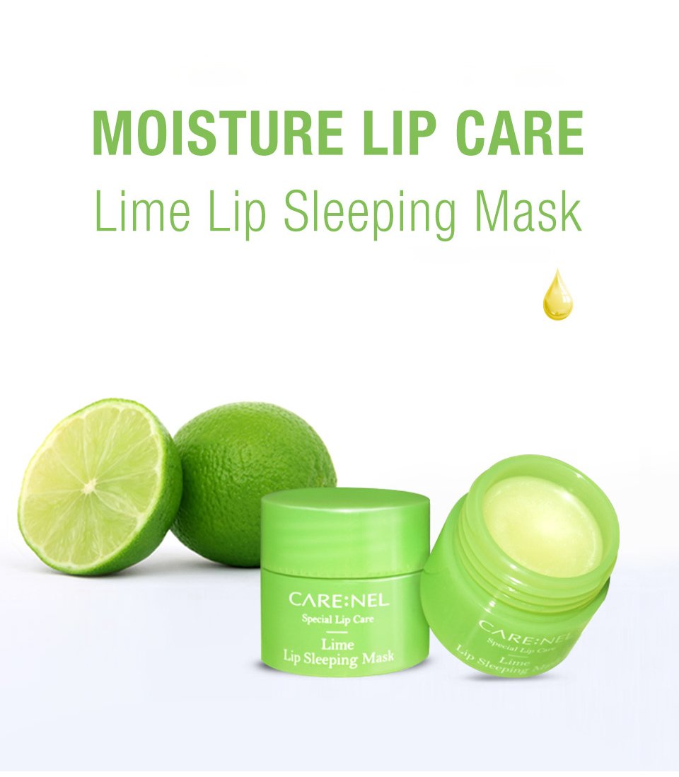Lip Mask Overnight 5g 3Set (Berry+Lime+Pomegranate) Korean Beauty Intensive Treatments Balm, Nourish, Hydrate, Scrubs Exfoliator Beauty & Personal Care CARE:NEL