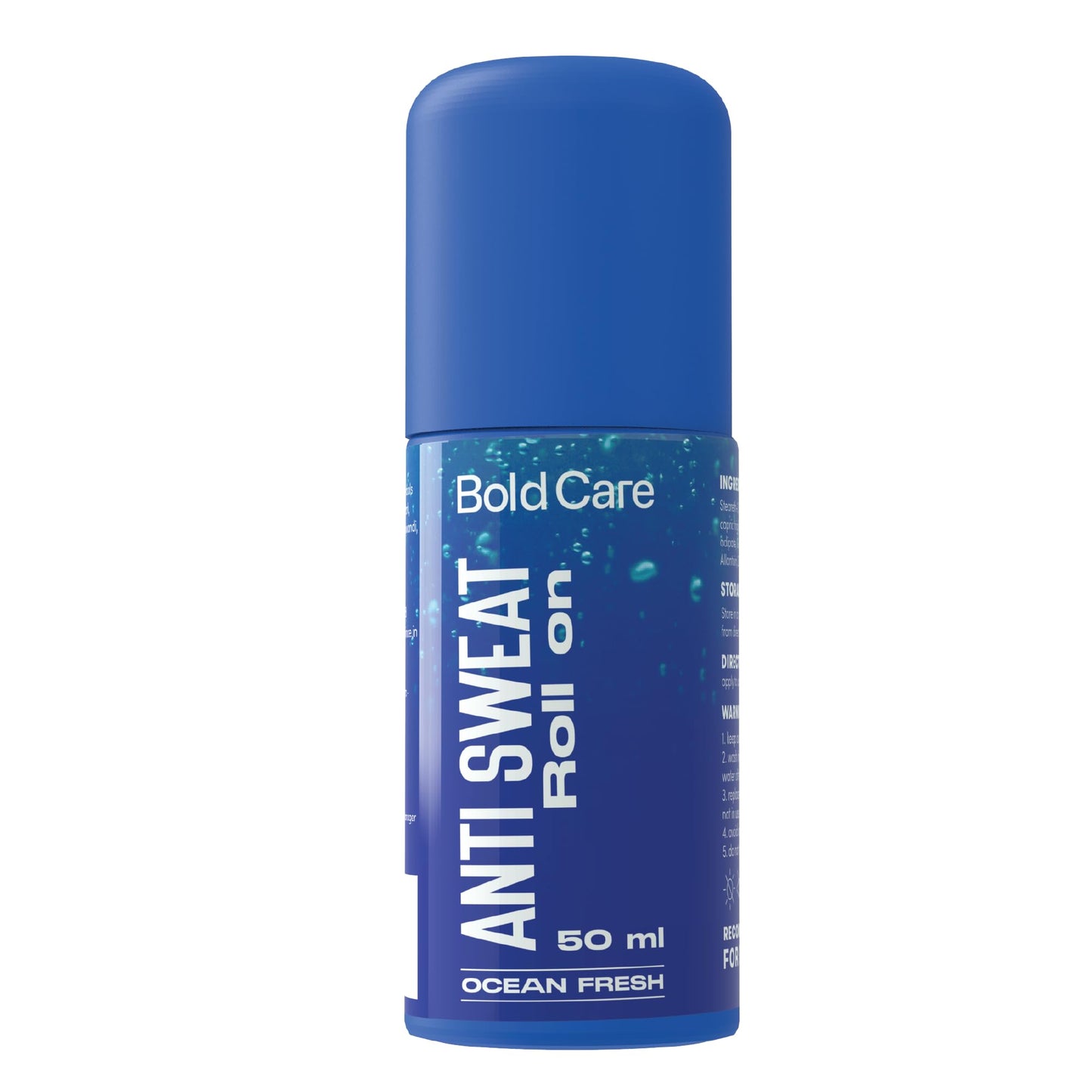Bold Care Ocean Fresh Antiperspirant & Anti-sweat Deodorant Roll-on - Controls Sweat & Removes Body Odour - All-Day Freshness For Men - Alcohol-Free Beauty and Personal Care BOLD CARE