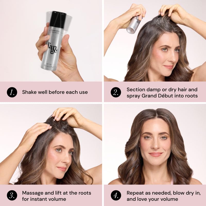 L'ANGE HAIR Grand Début Root Booster Hair | Thickening Spray Foam | Volumizes and Lifts Fine Hair | Strong Hold and Texture Styling Spray Beauty & Personal Care L'ANGE HAIR