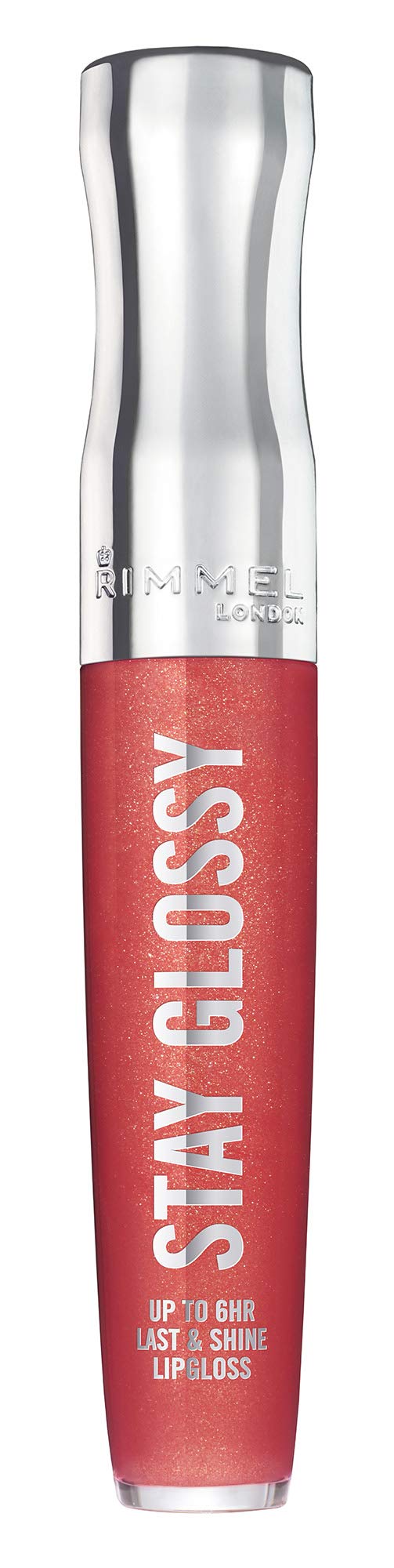 Rimmel Stay Glossy Lip Gloss - Non-Sticky and Lightweight Formula for Lip Color and Shine - 640 All Day Seduction, .18oz Beauty & Personal Care Rimmel