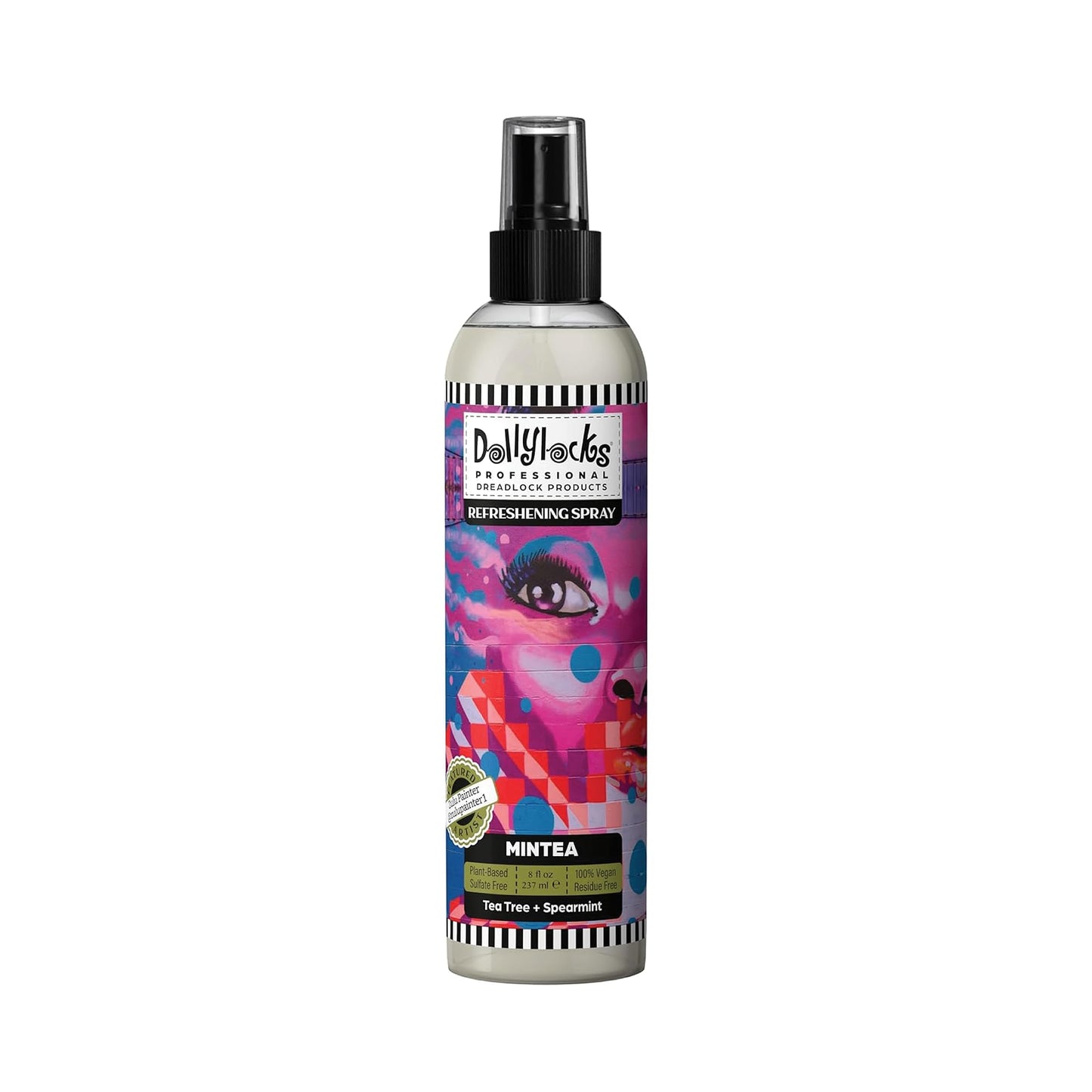 Dollylocks Refreshening Spray for Locs, Braids, Extensions, Dreadlocks | Tea Tree Spearmint | Plant-based, Residue-free, Sulfate-free | Refresh Beauty & Personal Care Dollylocks