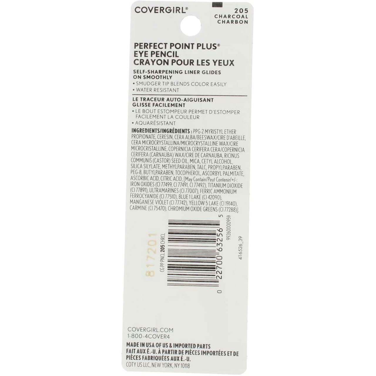 COVERGIRL Eyeliner Charcoal Self Sharpening Pencil (Pack of 4) Beauty & Personal Care COVERGIRL