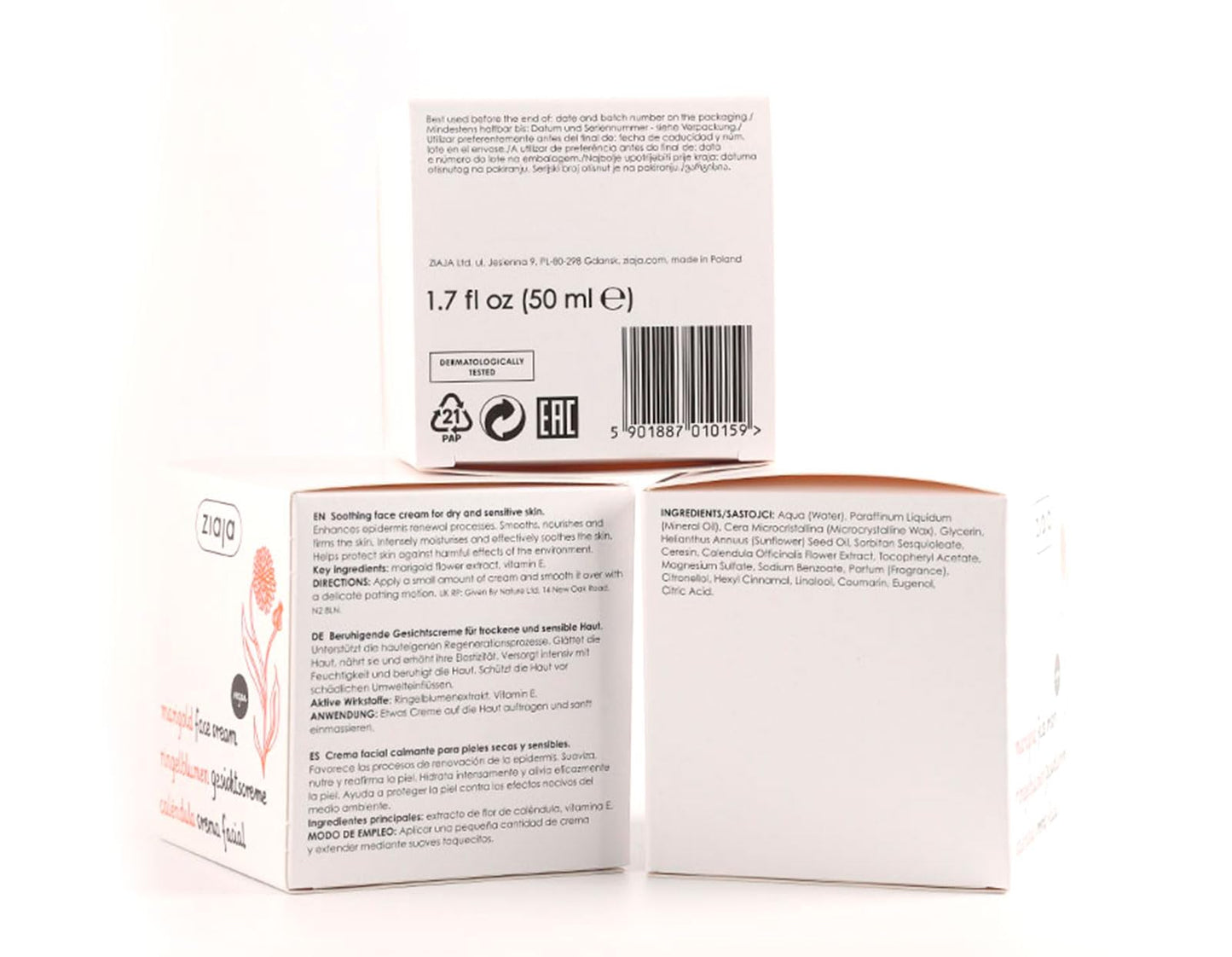 Ziaja Marigold Face Cream Beauty & Personal Care Ziaja